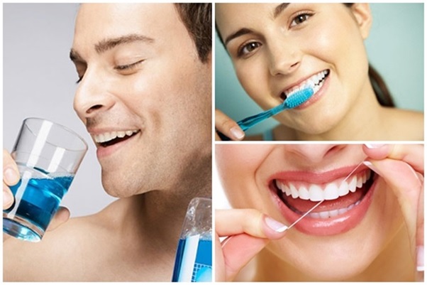 kết hợp 3 bước vệ sinh răng miệng